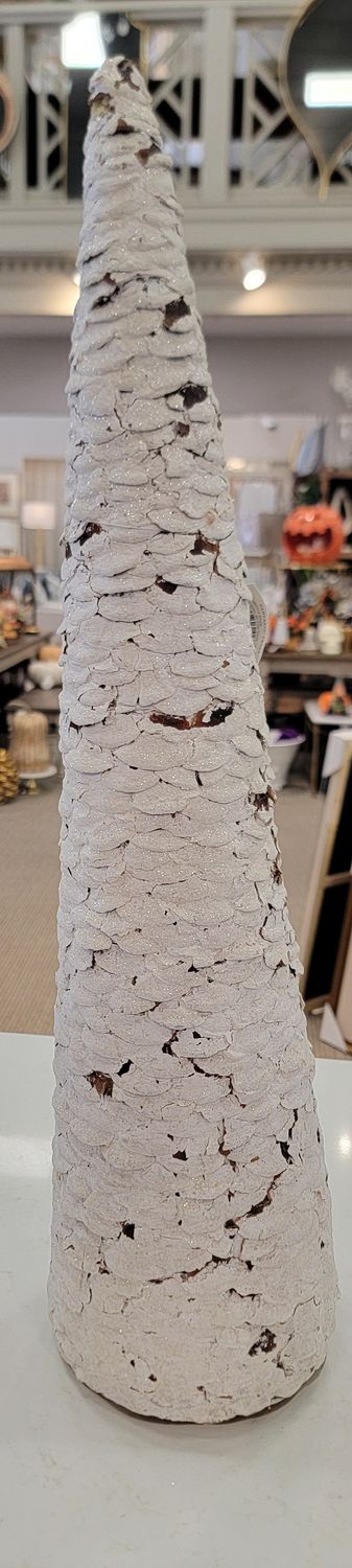 28" WHITE PINE CONE TREE