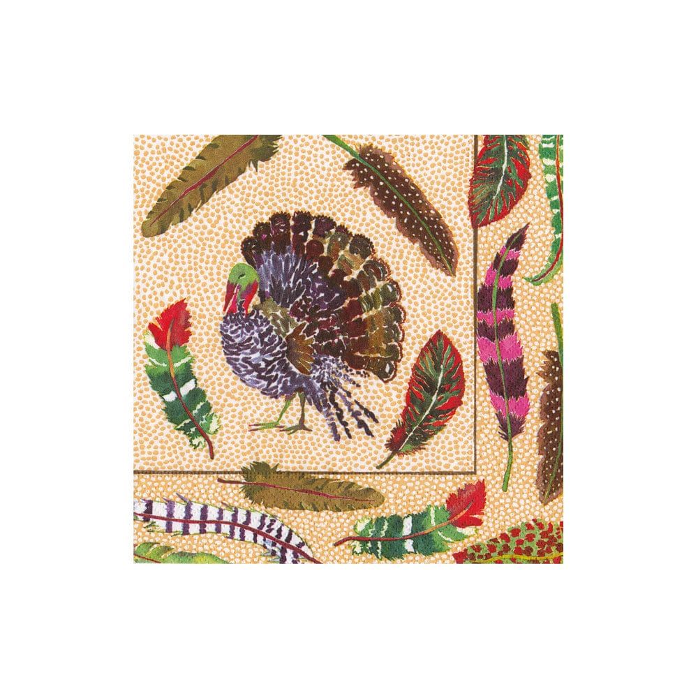 PLUMAGE COCKTAIL NAPKIN