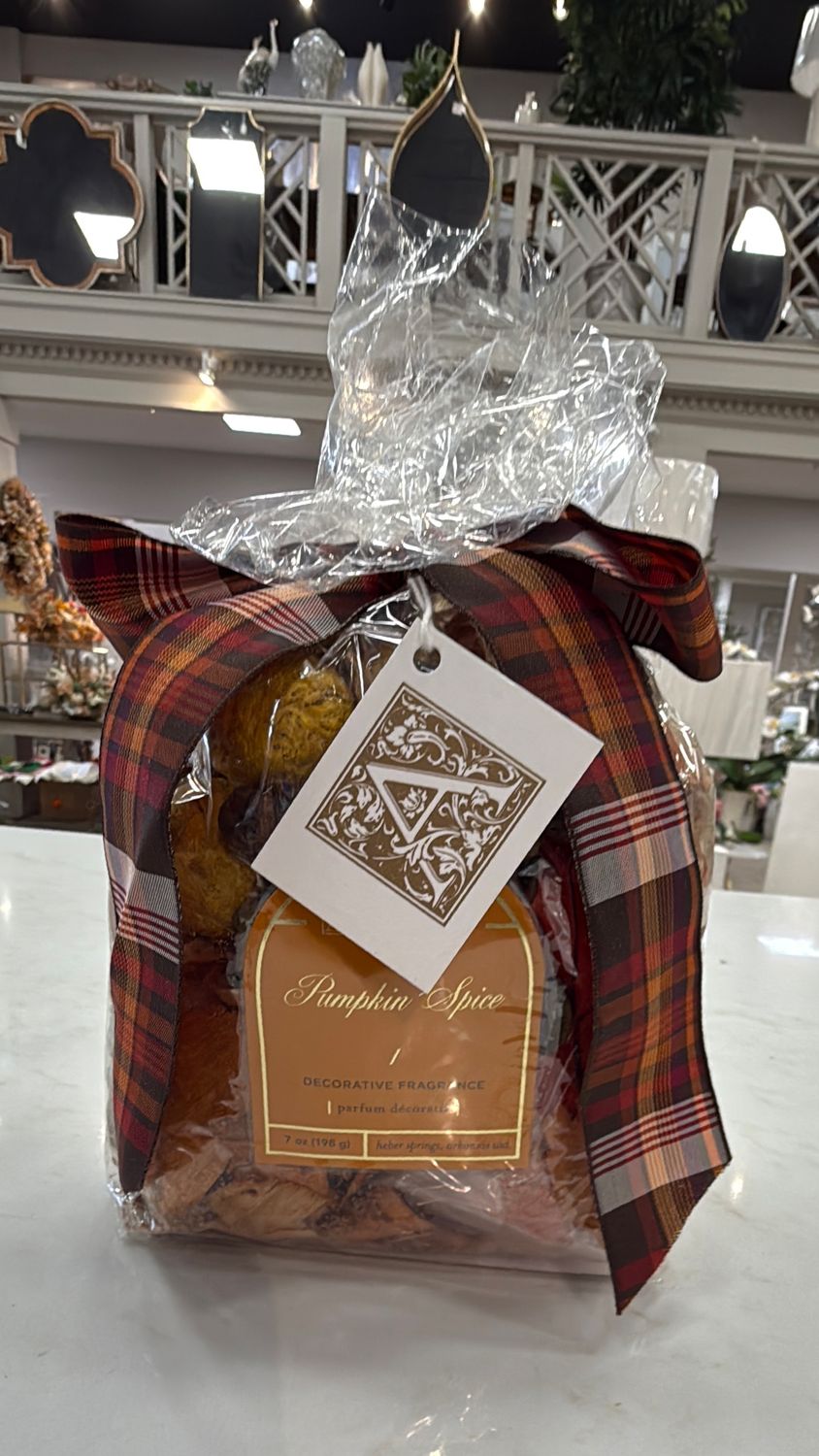 PUMPKIN SPICE BAGGED POTPOURRI 7 OZ