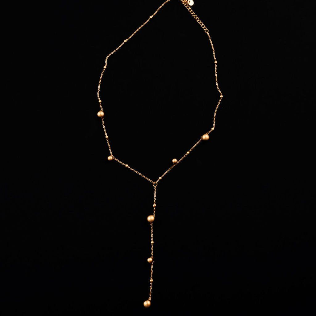 STEWARD &amp; JAMES - BAUBLE DROP NECKLACE