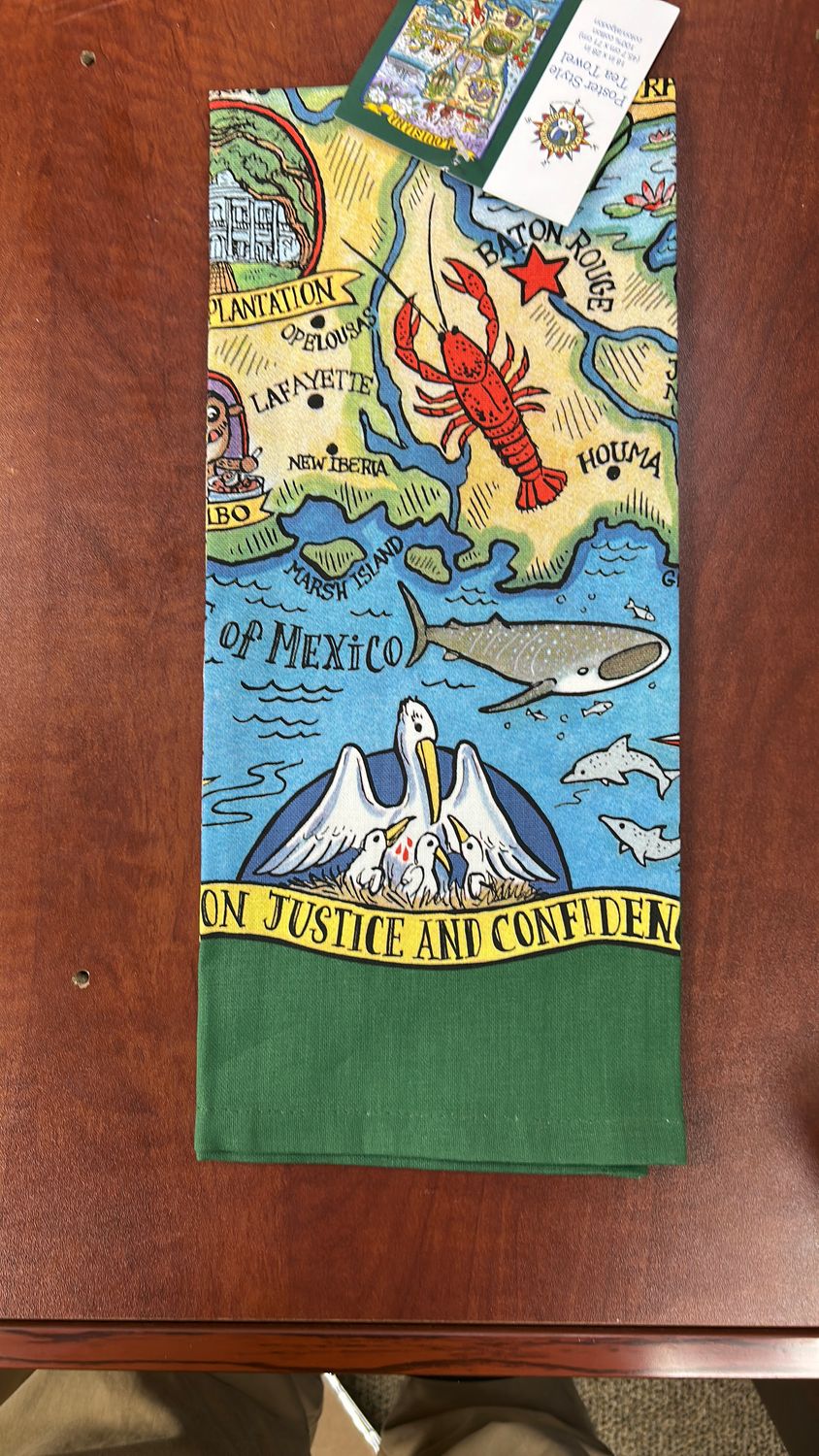 LOUISIANA TEA TOWEL