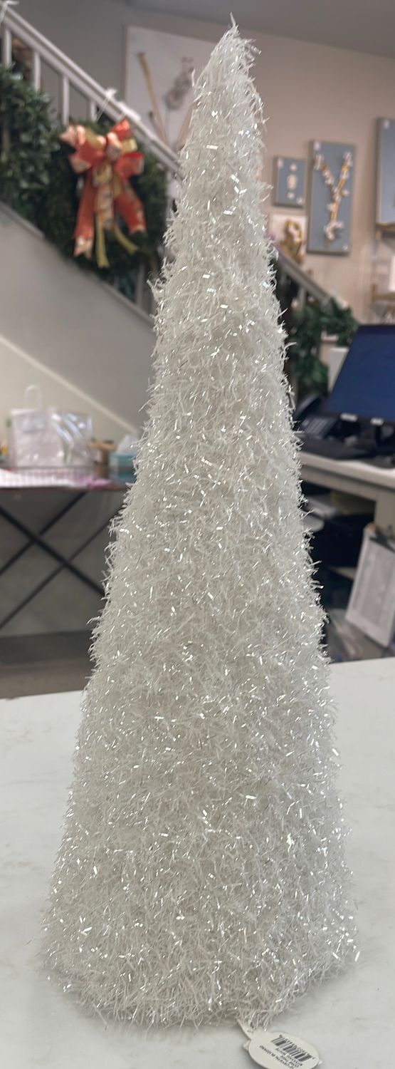 19" CRYSTAL BLIZZARD CONE TREE