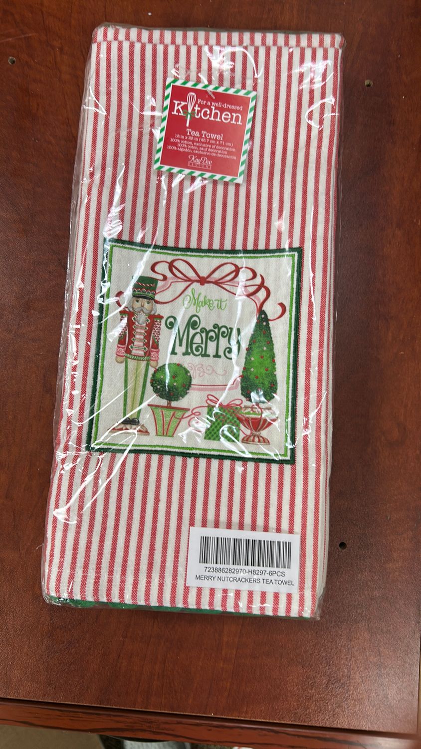 MERRY NUTCRACKERS TEA TOWEL