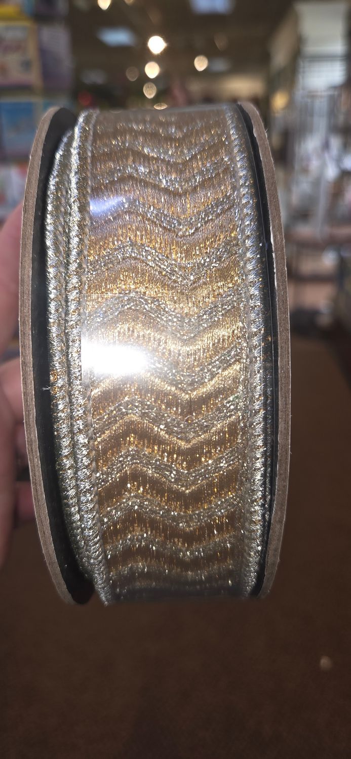 Gold &amp; Platinum 1.5"×10 yds