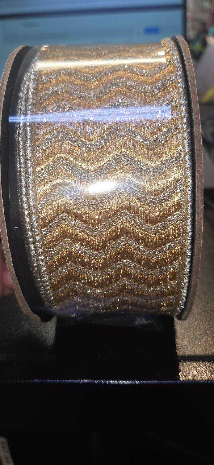 Gold &amp; Platinum 2.5"×10 yds