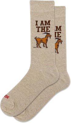 I AM THE GOAT MEN'S SOCKS