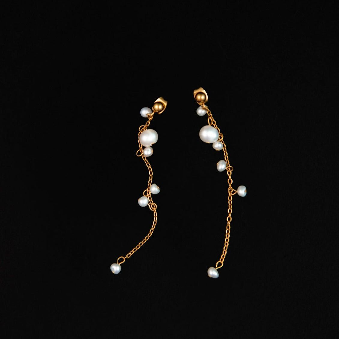 STEWARD &amp; JAMES - PAULETEE PEARL EARRINGS