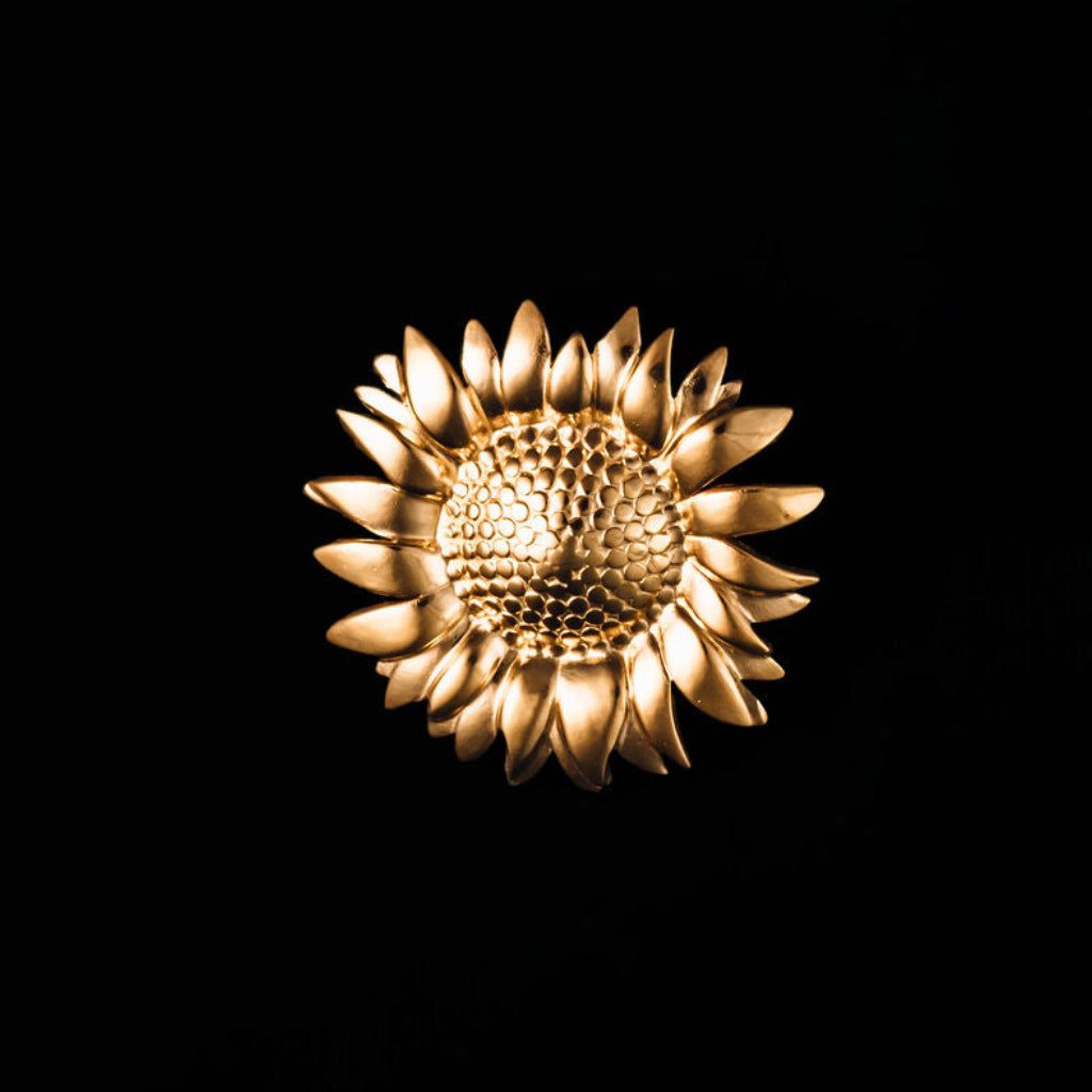 STEWARD &amp; JAMES - SUNFLOWER BROOCH