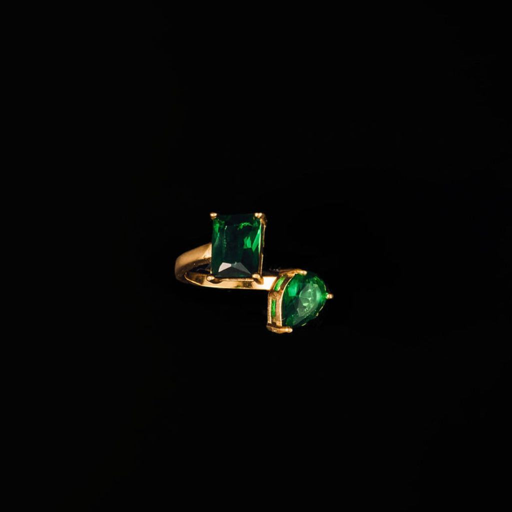 STEWARD &amp; JAMES - CYPRESS RING - EMERALD