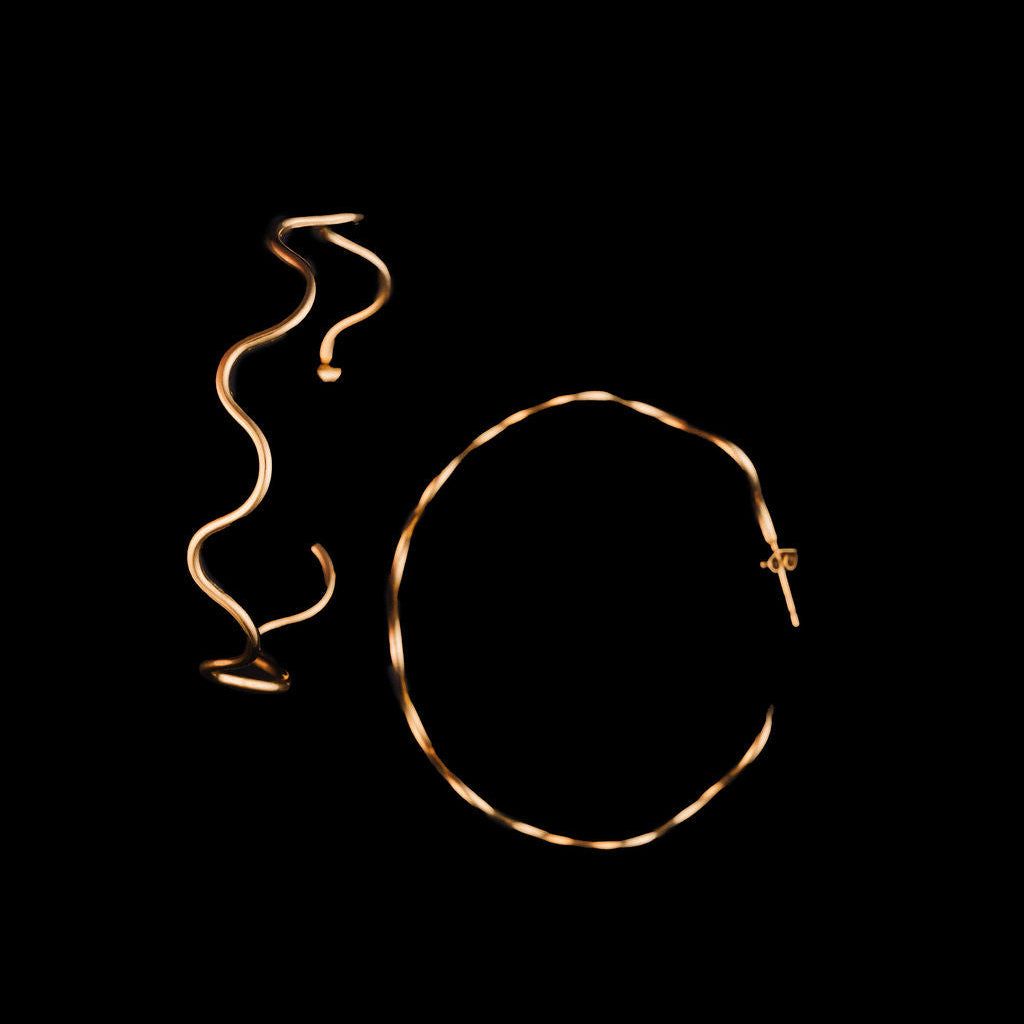 STEWARD &amp; JAMES - GRACE HOOP EARRINGS