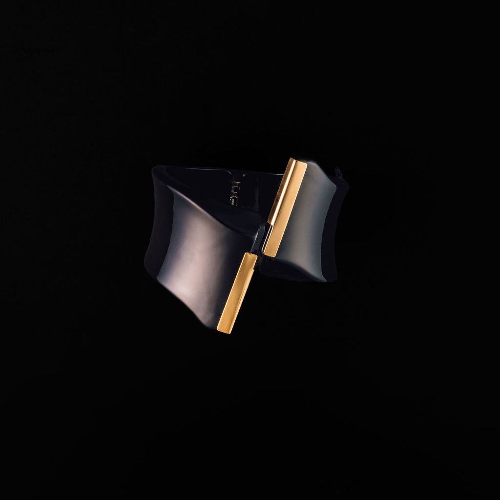 STEWARD &amp; JAMES - VIEUX CUFF BRACELET - BLACK