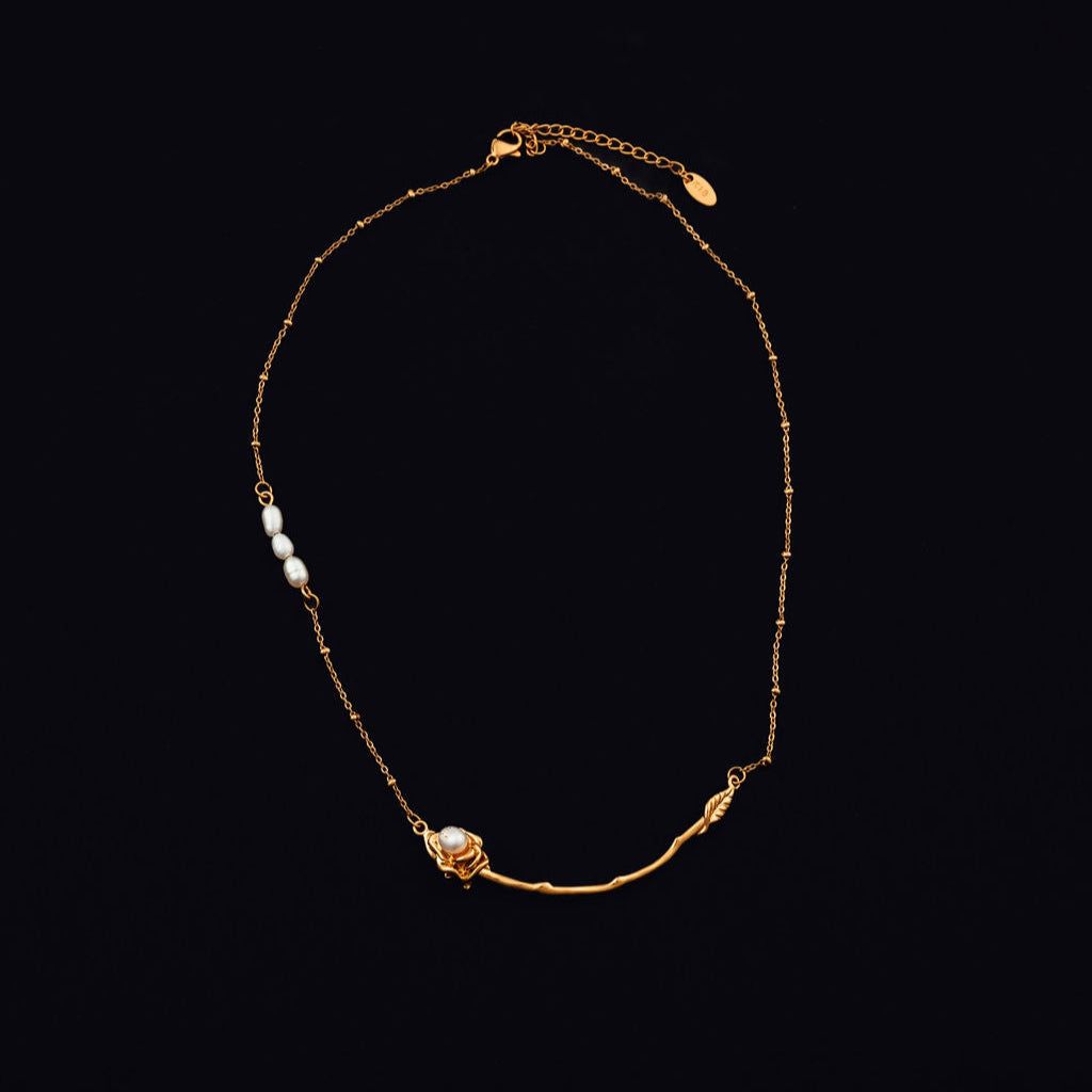 STEWARD &amp; JAMES - ROSE NECKLACE