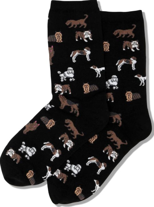 Women's Classic Dogs Crew Socks