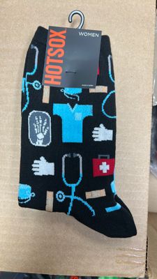 DOCTOR'S SOCKS WOMENS BLACK