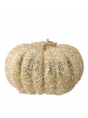 ICED BEADED PUMPKIN