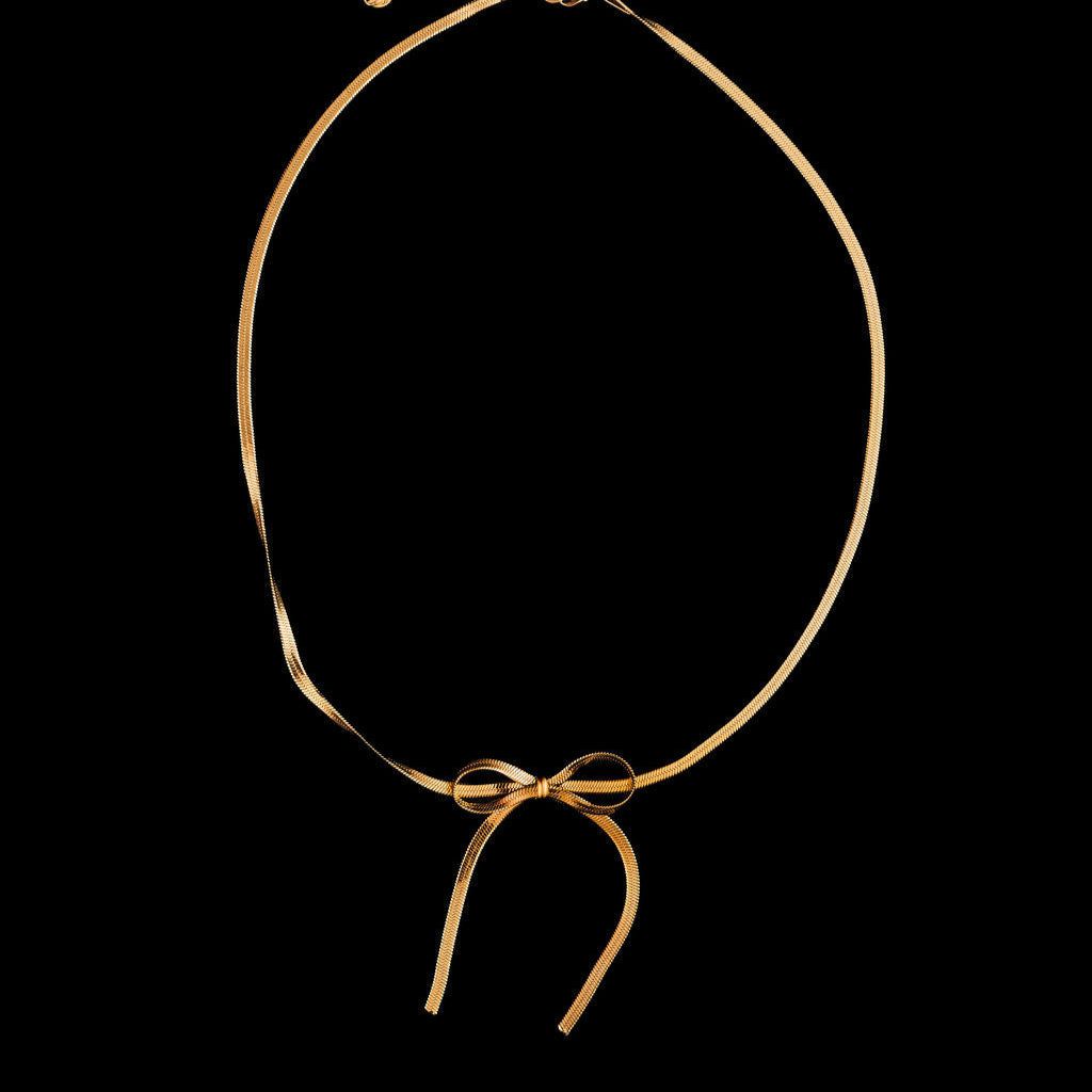 STEWARD &amp; JAMES - RIBBON NECKLACE