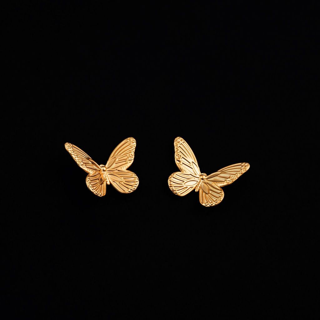 STEWARD &amp; JAMES - MAUREEN BUTTERFLY EARRINGS