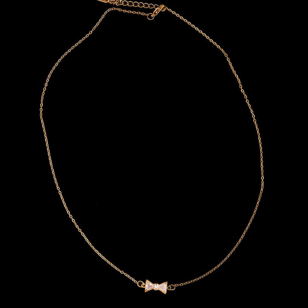 STEWARD &amp; JAMES - BOW TIE NECKLACE