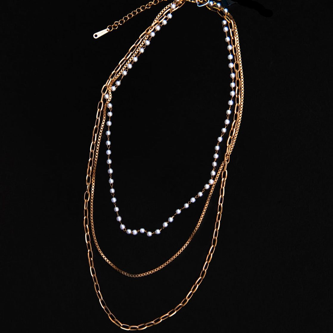 STEWARD &amp; JAMES - ELIZABETH LAYERED NECKLACE