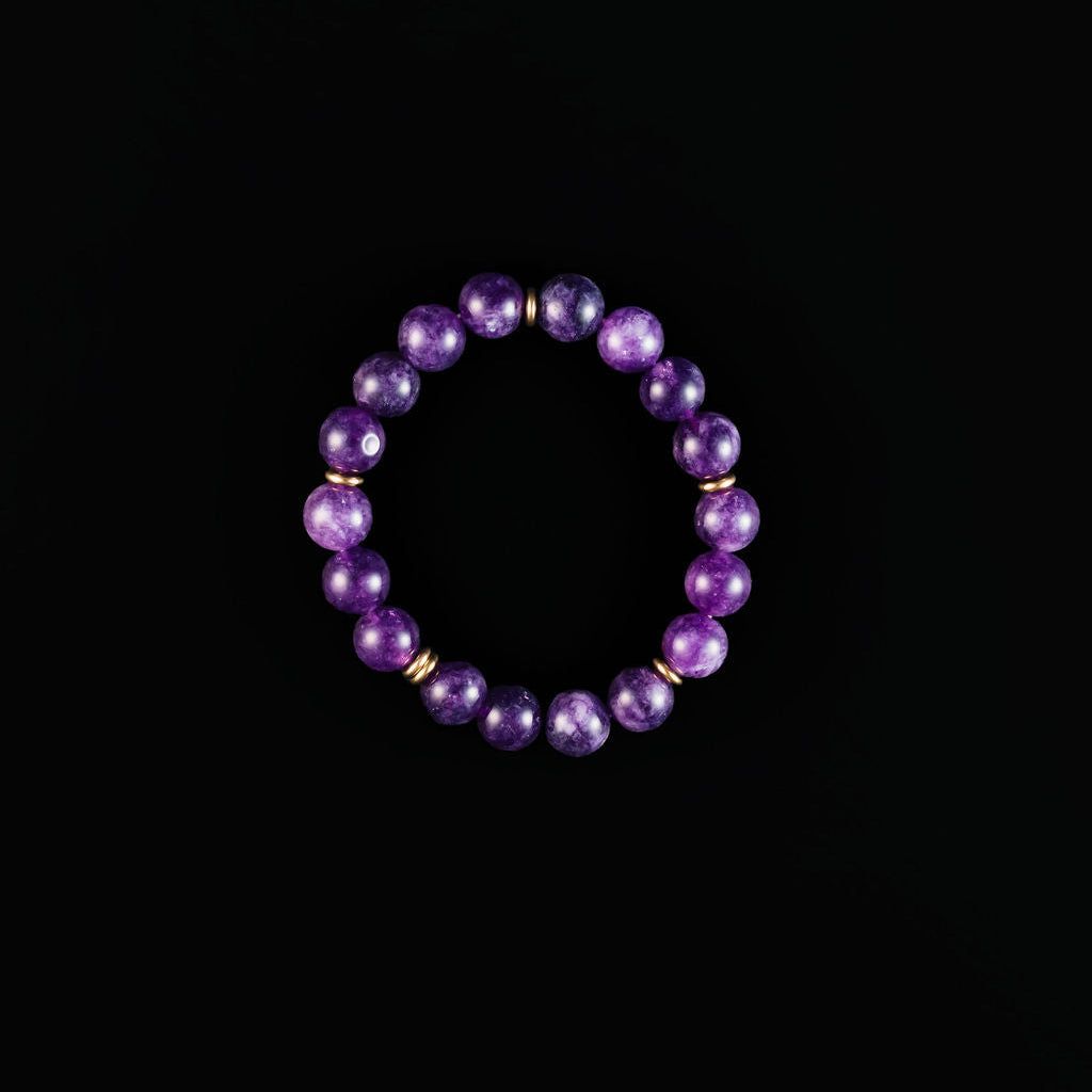 STEWARD &amp; JAMES - RALLY BEADED BRACELET - PURPLE