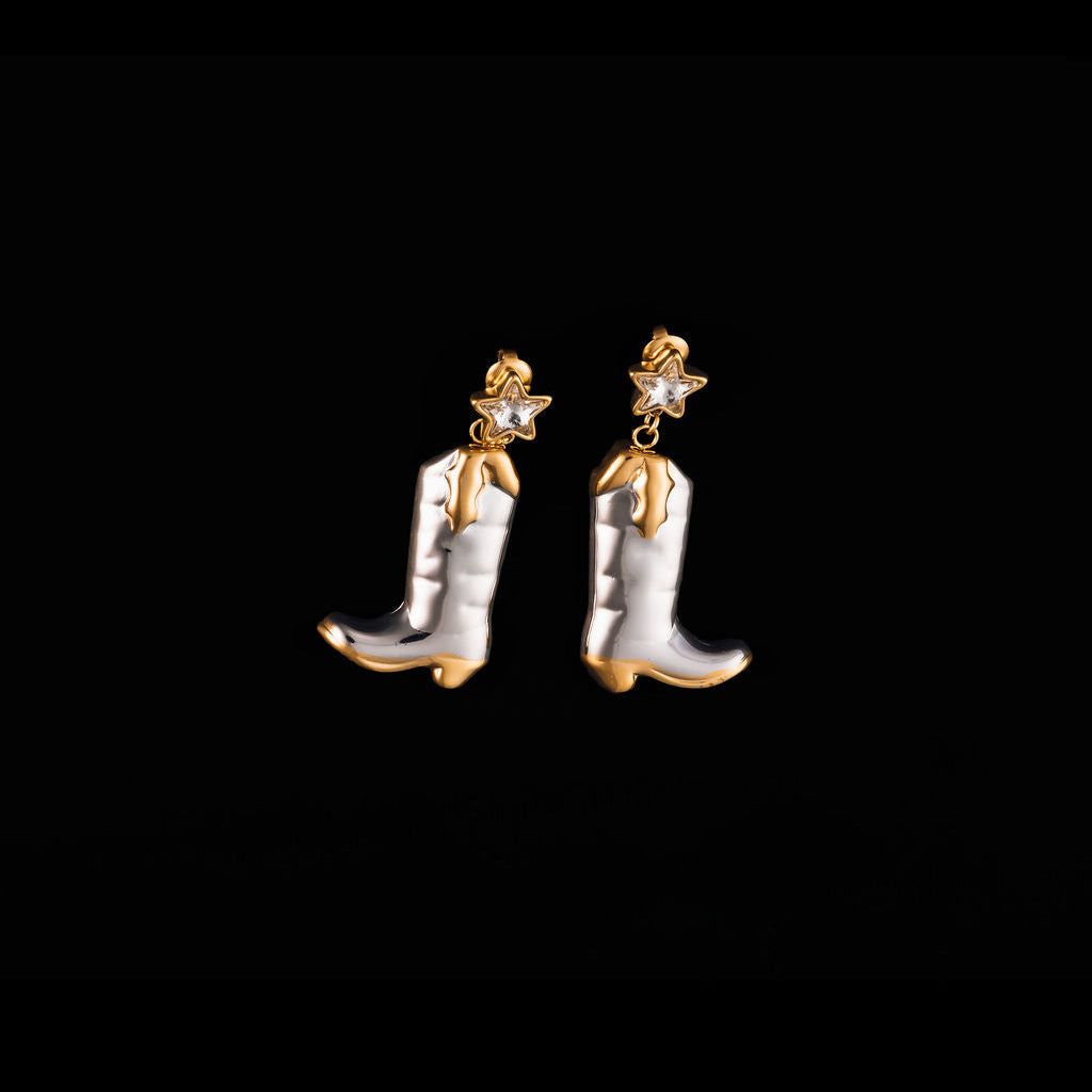 STEWARD &amp; JAMES - COWBOY BOOTS EARRINGS