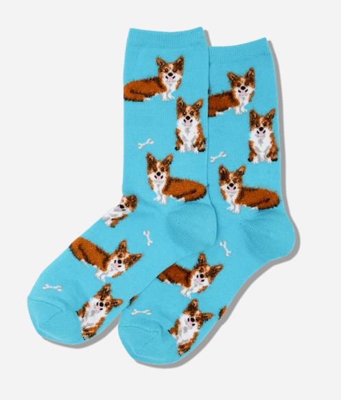 Women's Corgi Crew Socks