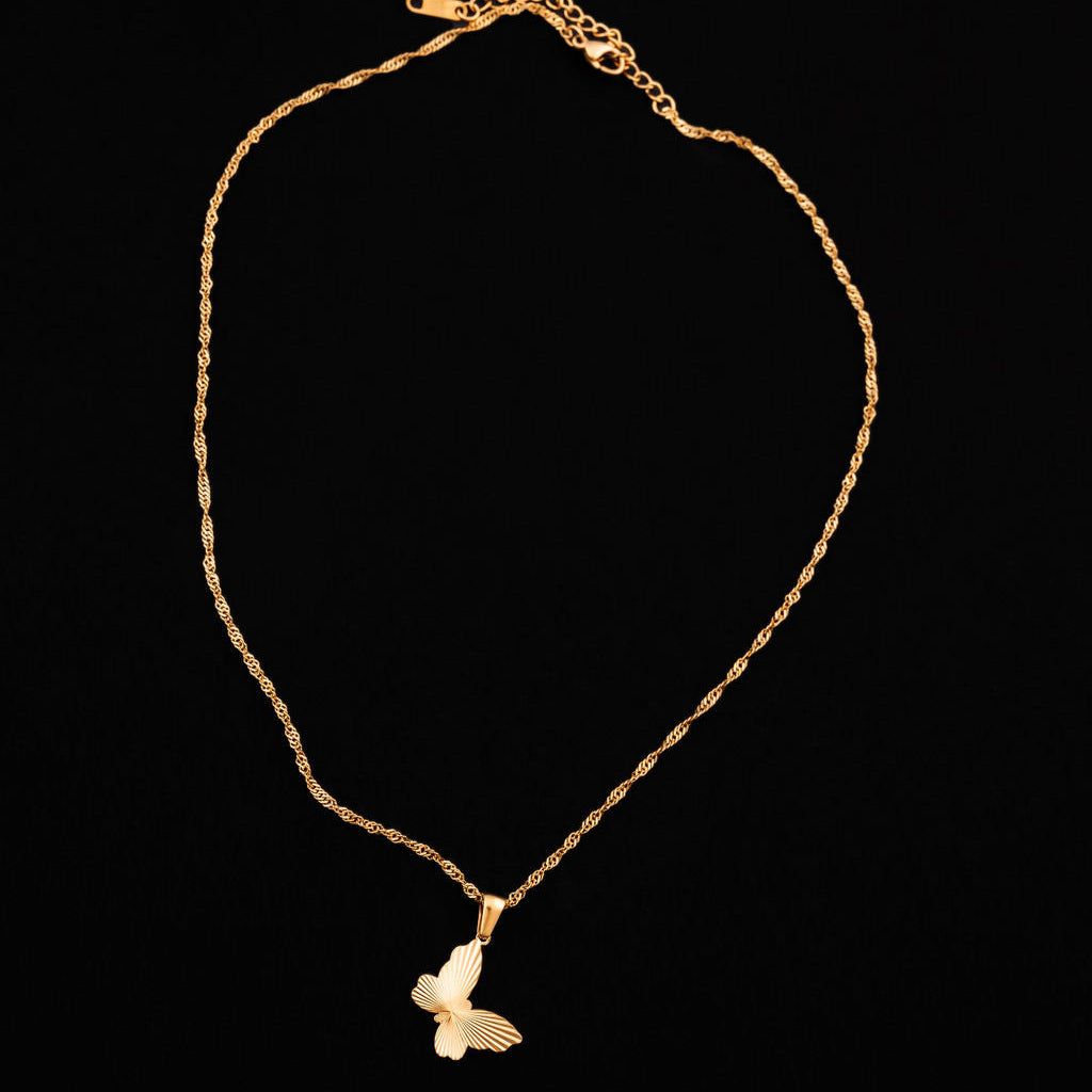 STEWARD &amp; JAMES - JOY BUTTERFLY NECKLACE