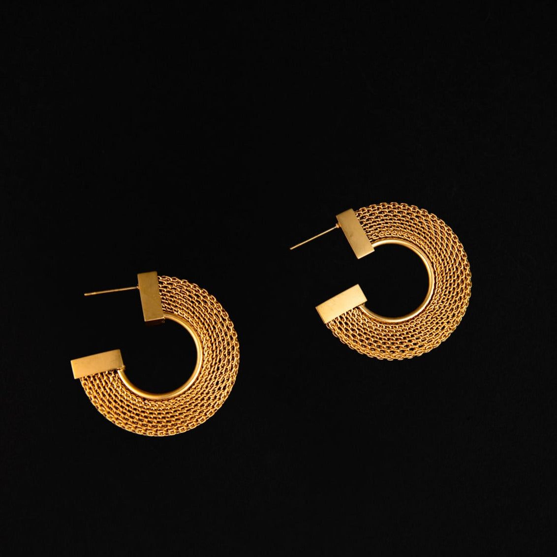 STEWARD &amp; JAMES - HOLLY HOOP EARRINGS