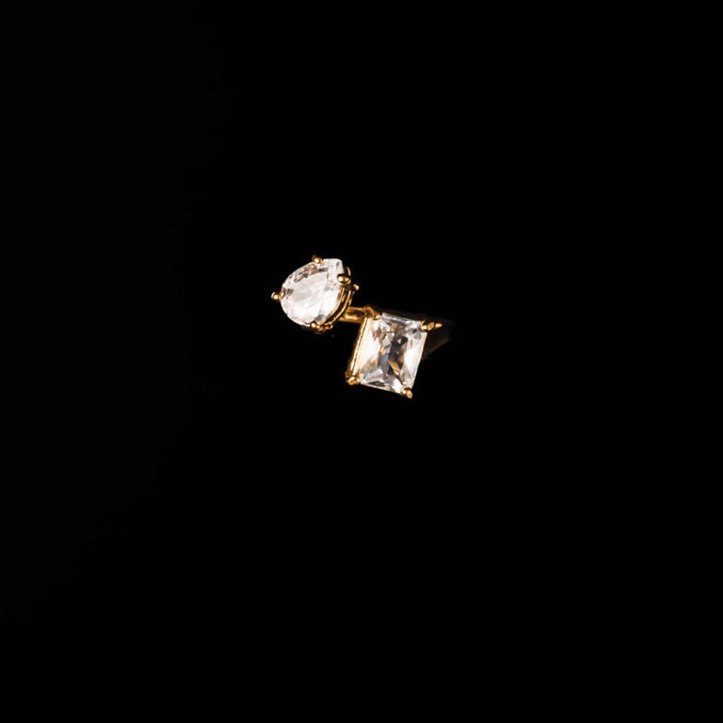 STEWARD &amp; JAMES - CYPRESS RING - CRYSTAL