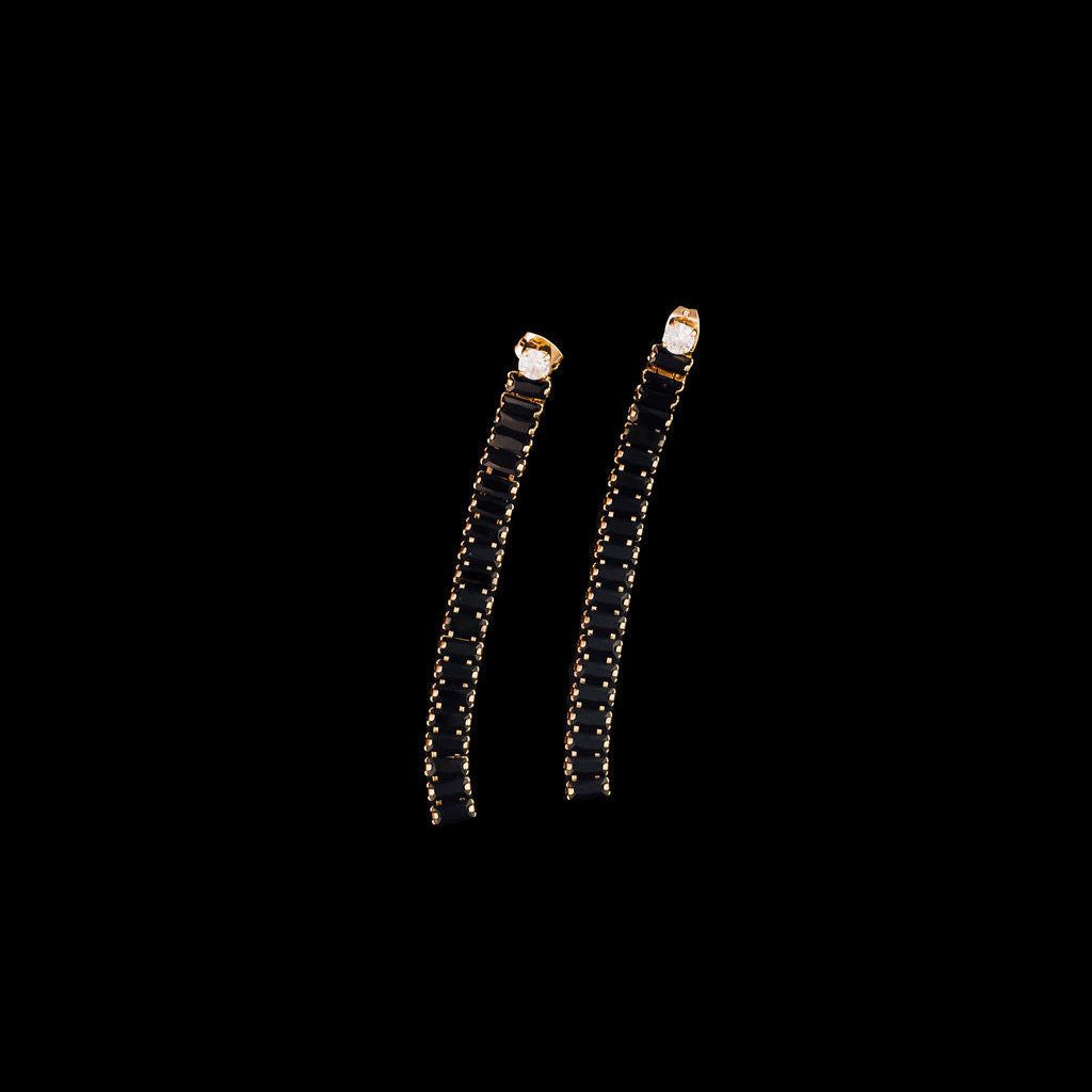 STEWARD &amp; JAMES - KELCE EARRINGS BLACK