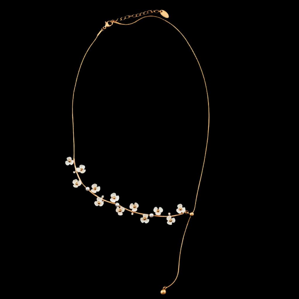 STEWARD &amp; JAMES - ORCHID NECKLACE
