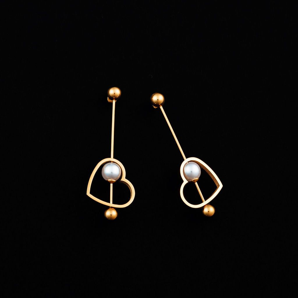 STEWARD &amp; JAMES - HEART THROB EARRINGS