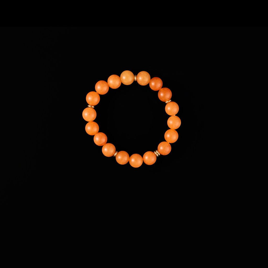 STEWARD &amp; JAMES - RALLY BEADED BRACELET - ORANGE