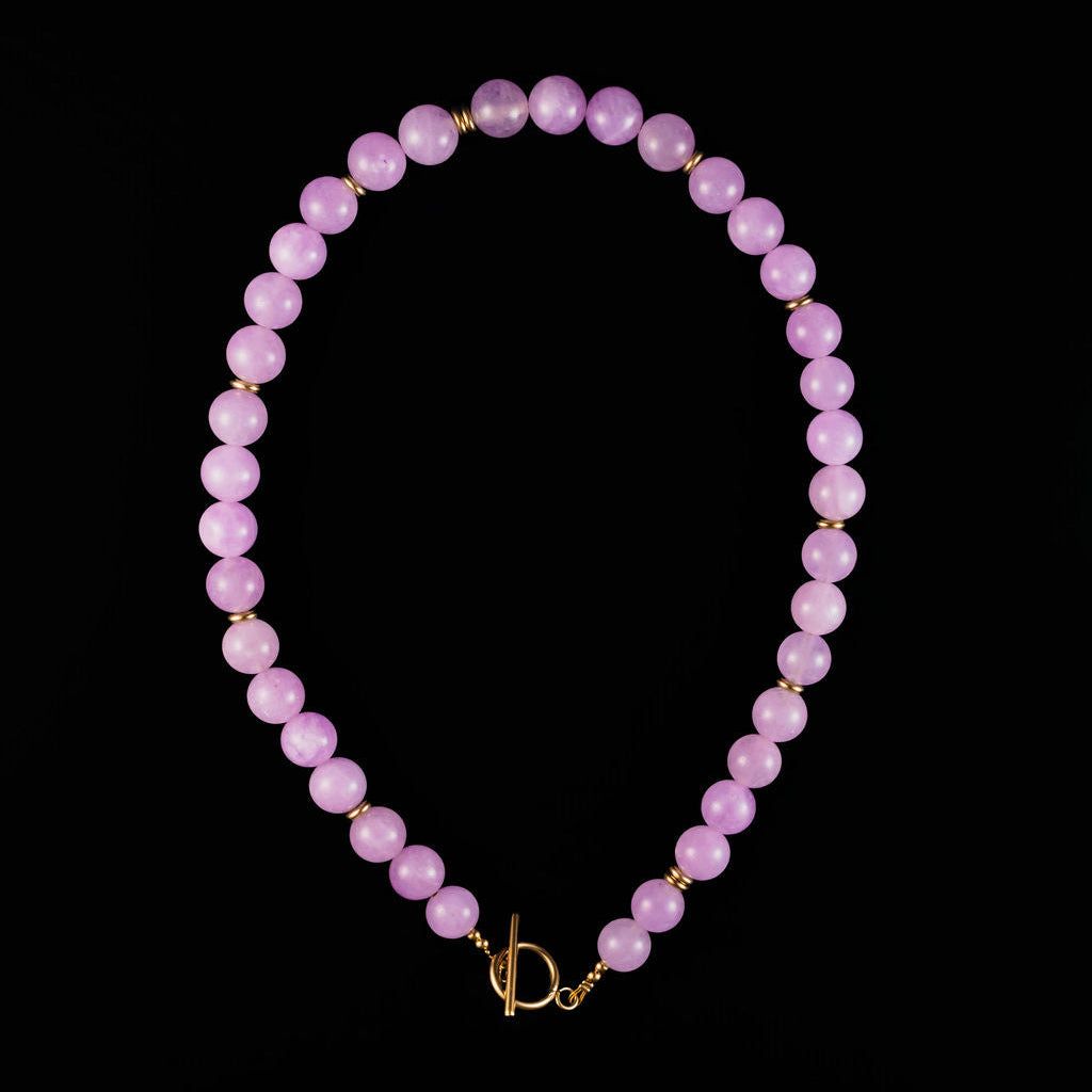 STEWARD &amp; JAMES - RALLY BEADED NECKLACE - LILAC