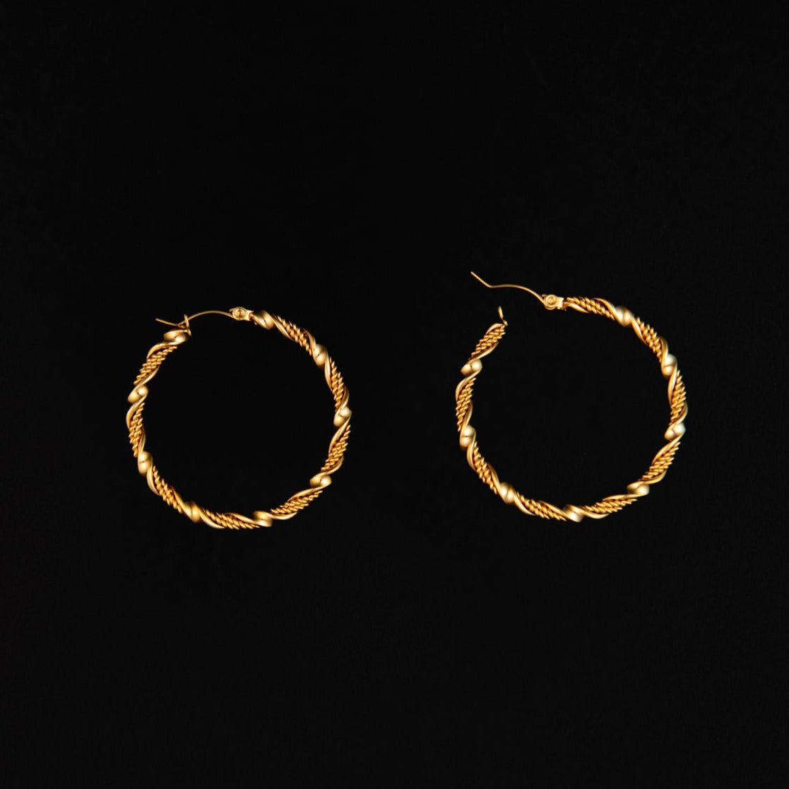 STEWARD &amp; JAMES - CLASSIC NAN HOOPS