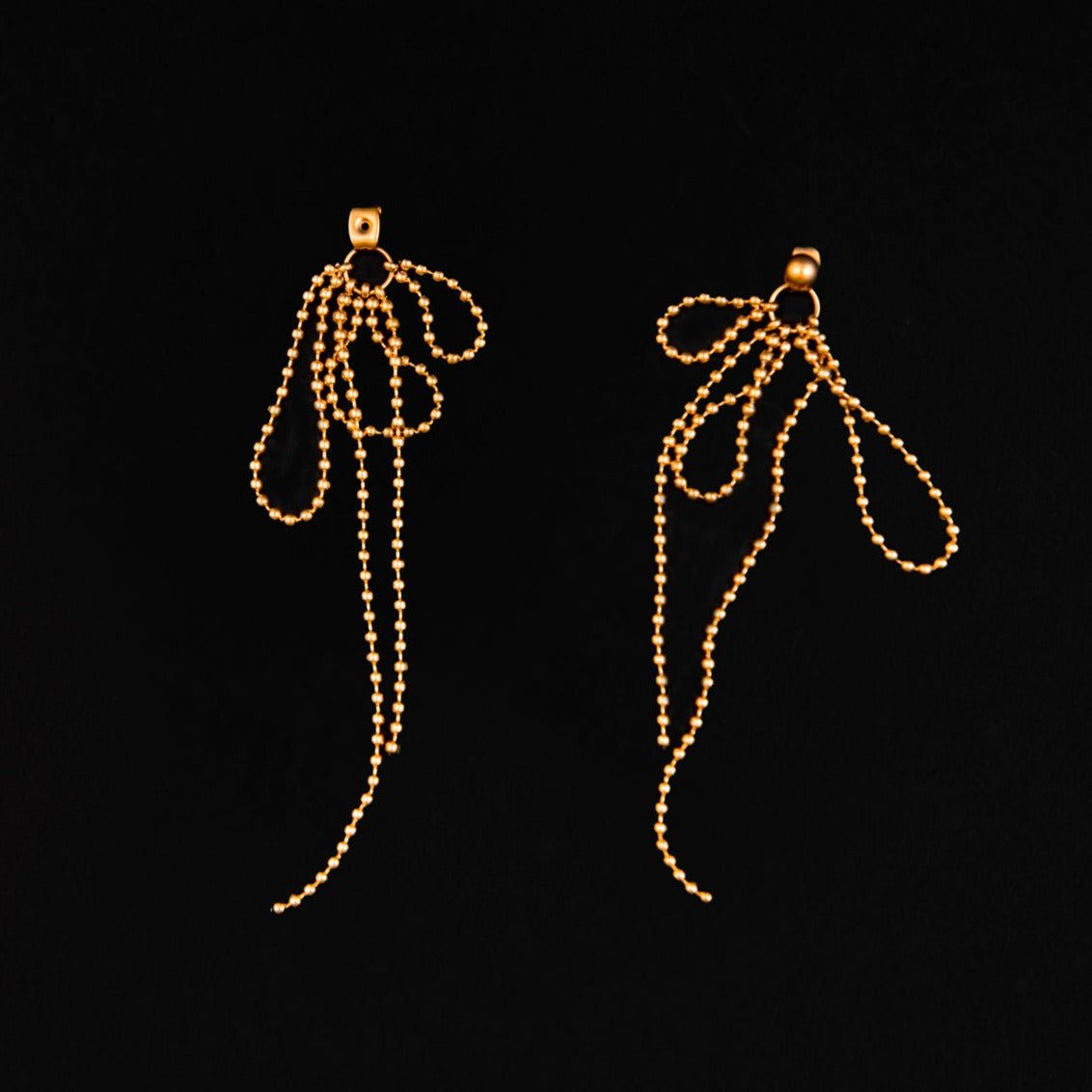 STEWARD &amp; JAMES - FIREWORK BOW EARRINGS