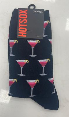 WOMEN'S COSMO DRINK SOCKS