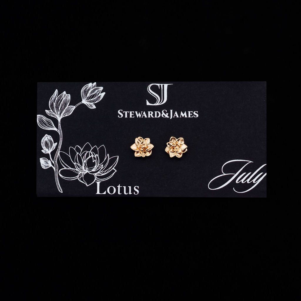 STEWARD &amp; JAMES - JULY LOTUS STUDS