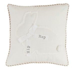 SQUARE SPRING BUNNY PILLOW