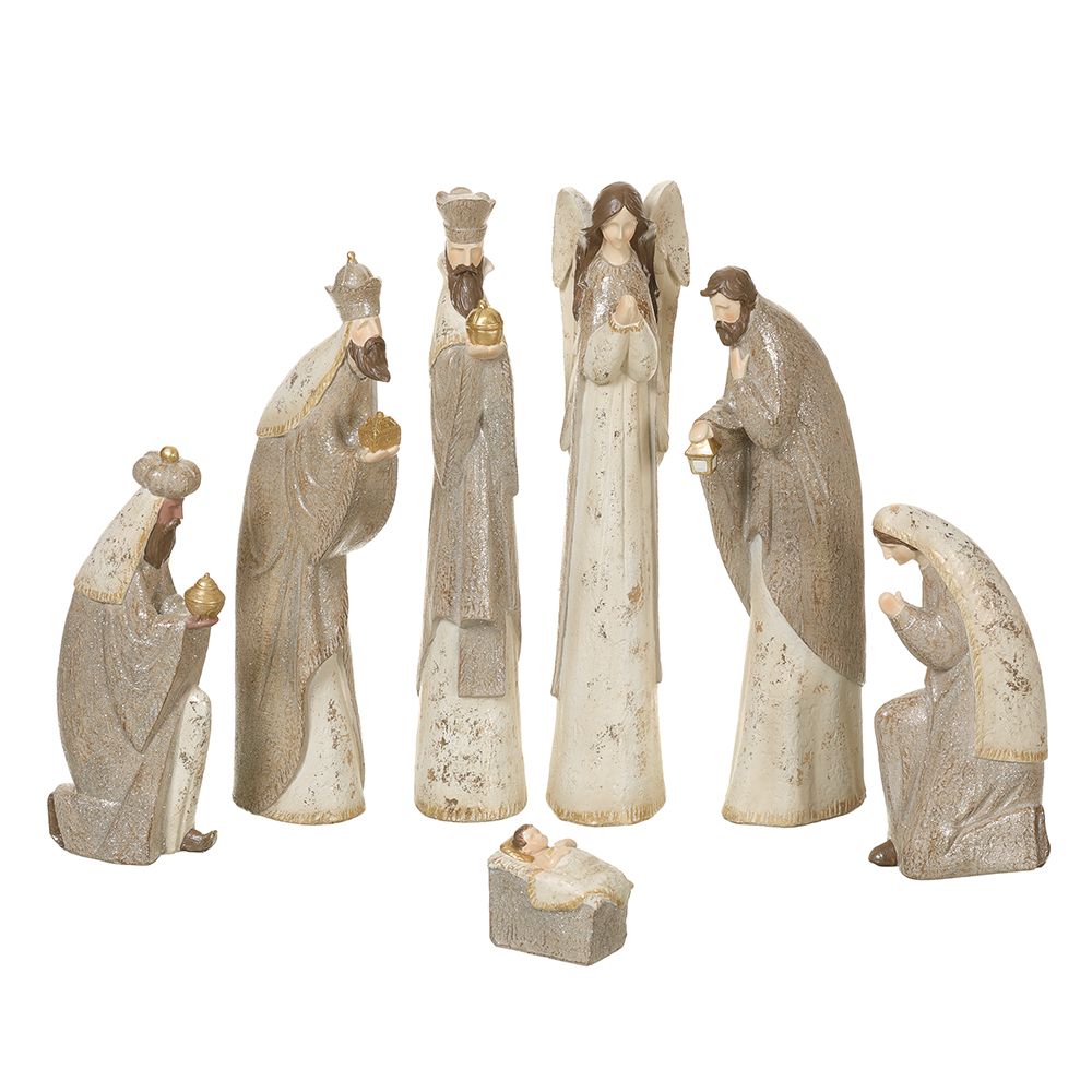 15"NATIVITY SET (7 EA/SET)
