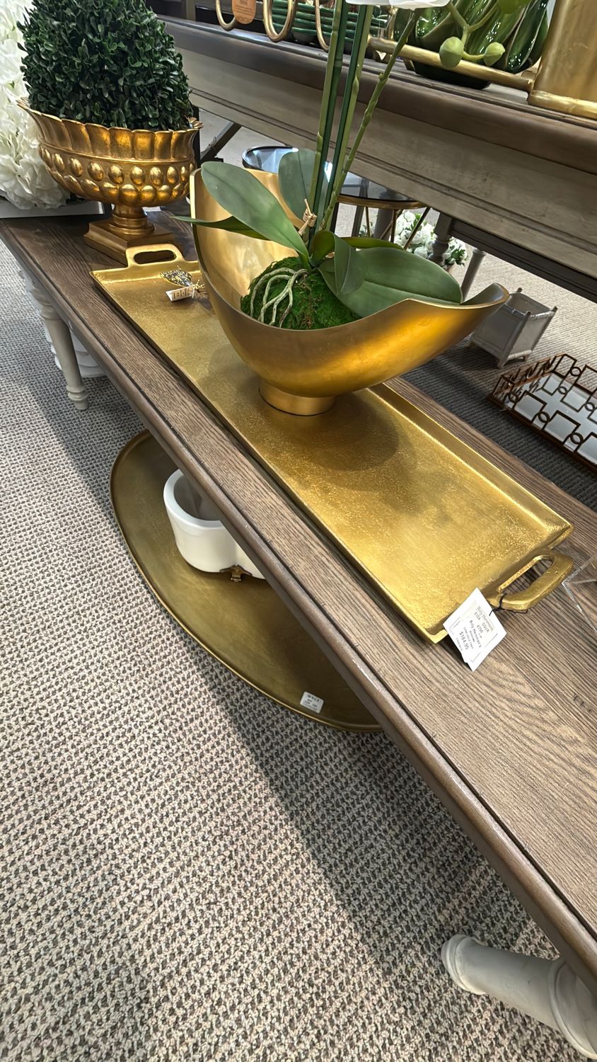 LONG GOLD TRAY
