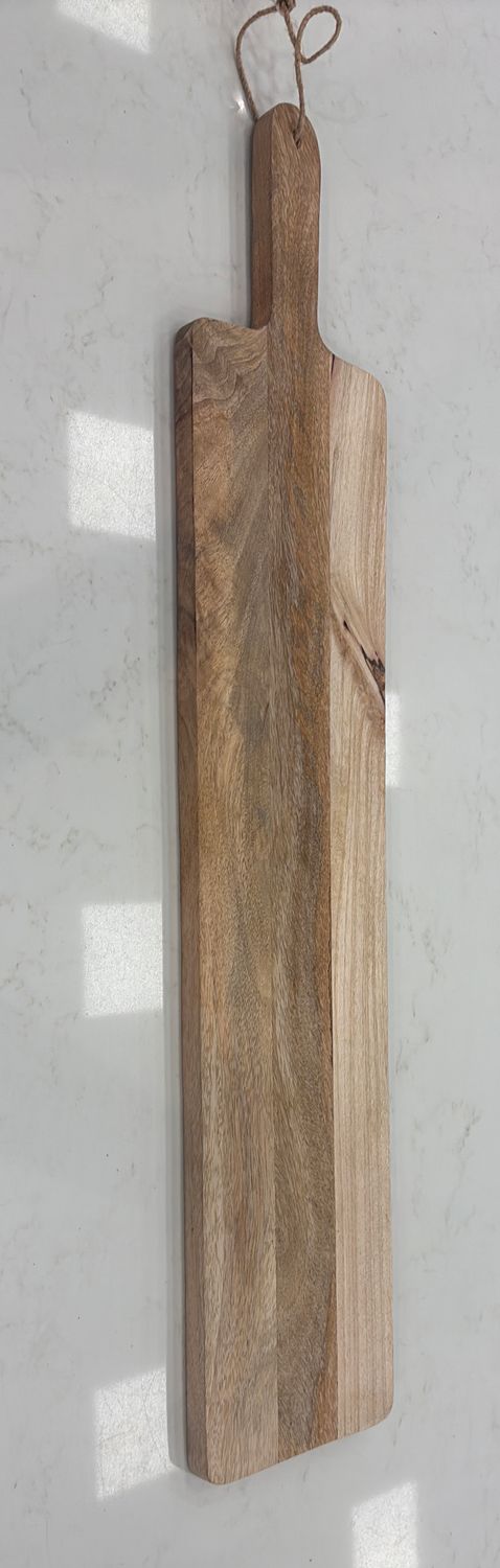 LONG RECTANGLE WOOD SERVING BOARD