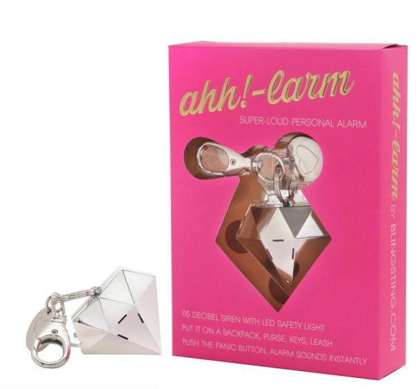 AHH!-LARM SUPER LOUD PERSONAL ALARM - SILVER