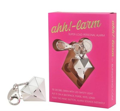 AHH!-LARM SUPER LOUD PERSONAL ALARM - SILVER