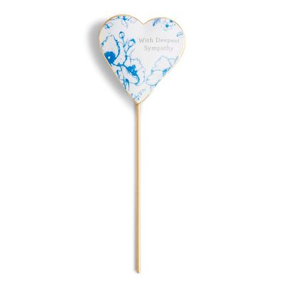WITH DEEPEST SYMPATHY FLORAL PICK
