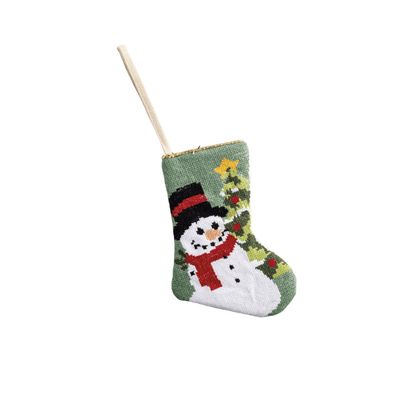 SNOWMAN NEEDLE PT. STOCKING