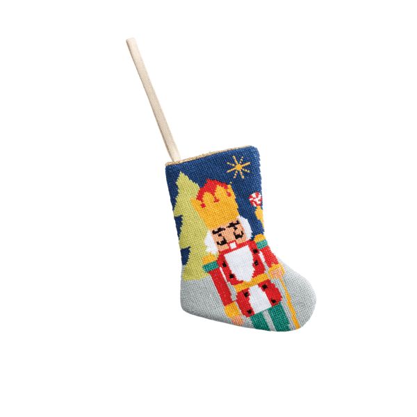 NUTCRACKER NEEDLE POINT STOCKING