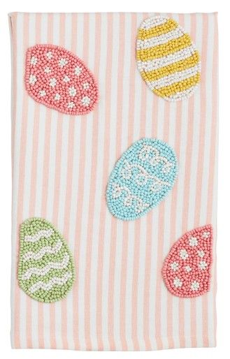 EGG EASTER BEAD TOWEL