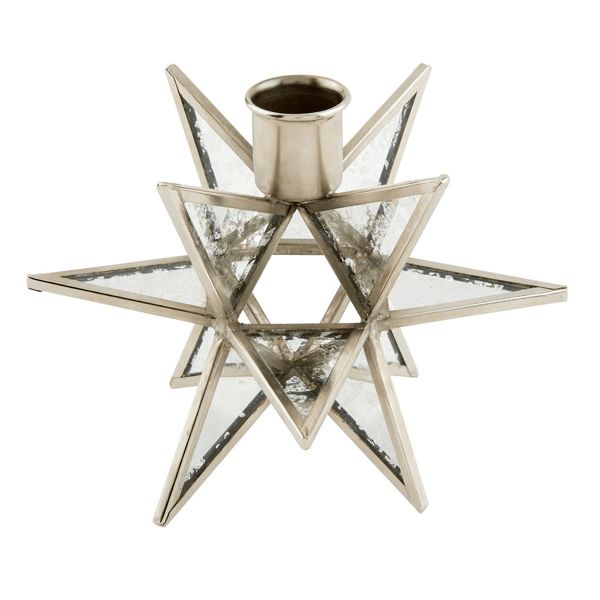 SILVER STAR TAPER HOLDER