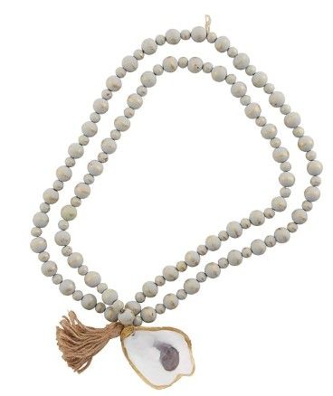 GRAY OYSTER DECORATIVE BEADS